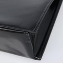 CHANEL COCO Mark Chain Hand Bag Patent leather Black Silver CC Auth bs37188-16