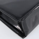 CHANEL COCO Mark Chain Hand Bag Patent leather Black Silver CC Auth bs37188-19
