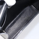 CHANEL COCO Mark Chain Hand Bag Patent leather Black Silver CC Auth bs37188-10