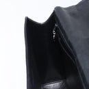 CHANEL COCO Mark Chain Hand Bag Patent leather Black Silver CC Auth bs37188-24