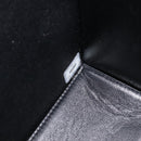 CHANEL COCO Mark Chain Hand Bag Patent leather Black Silver CC Auth bs37188-11