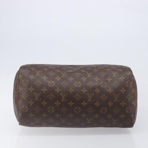 LOUIS VUITTON Monogram Speedy 35 Hand Bag M41524 LV Auth bs37191