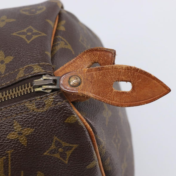 LOUIS VUITTON Monogram Speedy 35 Hand Bag M41524 LV Auth bs37191