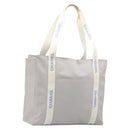CHANEL Sports Tote Bag Nylon Gray Silver CC Auth bs37193-1