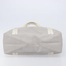 CHANEL Sports Tote Bag Nylon Gray Silver CC Auth bs37193-5
