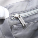 CHANEL Sports Tote Bag Nylon Gray Silver CC Auth bs37193-27