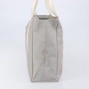 CHANEL Sports Tote Bag Nylon Gray Silver CC Auth bs37193-3