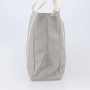 CHANEL Sports Tote Bag Nylon Gray Silver CC Auth bs37193-4