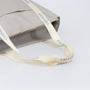 CHANEL Sports Tote Bag Nylon Gray Silver CC Auth bs37193-7