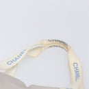CHANEL Sports Tote Bag Nylon Gray Silver CC Auth bs37193-15