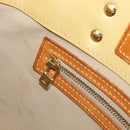 LOUIS VUITTON Monogram Vernis Reade PM Hand Bag Beige M91144 LV Auth bs37196-24
