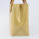 LOUIS VUITTON Monogram Vernis Reade PM Hand Bag Beige M91144 LV Auth bs37196-5