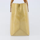 LOUIS VUITTON Monogram Vernis Reade PM Hand Bag Beige M91144 LV Auth bs37196-6