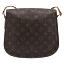 LOUIS VUITTON Monogram Saint Cloud GM Shoulder Bag M51242 LV Auth bs37197-2