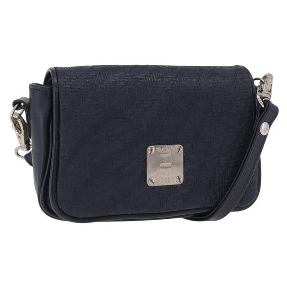MCM Shoulder Bag PVC Navy Auth bs37199