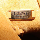 LOEWE Shoulder Bag Leather Beige Gold Auth bs37200A-23
