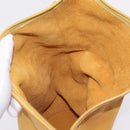 LOEWE Shoulder Bag Leather Beige Gold Auth bs37200A-25