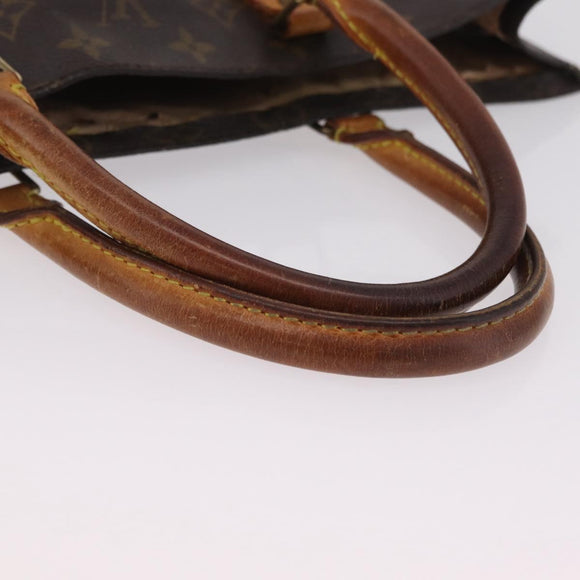 LOUIS VUITTON Monogram Sac Plat Hand Bag M51140 LV Auth bs37205