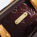 LOUIS VUITTON Monogram Vernis Bellevue GM Bag Amarante M93589 LV Auth bs37206-17