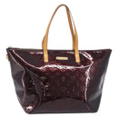 LOUIS VUITTON Monogram Vernis Bellevue GM Bag Amarante M93589 LV Auth bs37206-13