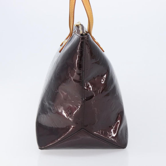 LOUIS VUITTON Monogram Vernis Bellevue GM Bag Amarante M93589 LV Auth bs37206