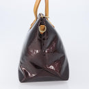 LOUIS VUITTON Monogram Vernis Bellevue GM Bag Amarante M93589 LV Auth bs37206-4