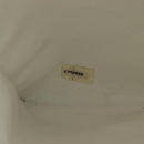 CHANEL Matelasse Chain Shoulder Bag Lamb Skin White Gold CC Auth bs37211-31
