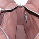 HERMES Her Line Tote PM Tote Bag Canvas Brown Silver Auth bs37214-20