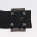 FENDI Zucchino Canvas Day Planner Cover Navy Silver Auth bs37215-20