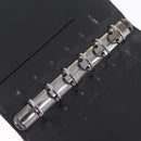 FENDI Zucchino Canvas Day Planner Cover Navy Silver Auth bs37215-24