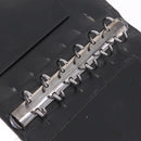 FENDI Zucchino Canvas Day Planner Cover Navy Silver Auth bs37215-10