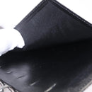 FENDI Zucchino Canvas Day Planner Cover Navy Silver Auth bs37215-27