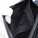 VALENTINO Long Wallet Canvas Navy Silver Auth bs37216-19
