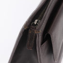 Gianni Versace Clutch Bag Leather Brown Auth bs37217-8