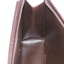 Gianni Versace Clutch Bag Leather Brown Auth bs37217-19