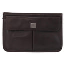 Gianni Versace Clutch Bag Leather Brown Auth bs37217-13