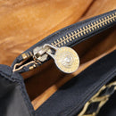 Gianni Versace Tote Bag Nylon Navy Gold Auth bs37218-23