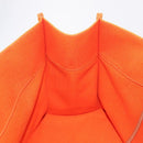 HERMES Etriviere Elan Shoulder Bag Canvas Orange Silver Auth bs37219-19