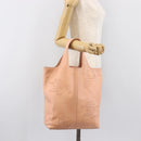 BOTTEGA VENETA INTRECCIATO Hand Bag Leather Pink 131673 Auth bs37220-21