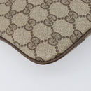 GUCCI GG Supreme Web Sherry Line Bag PVC Beige Gold 904 02 047 Auth bs37222-13