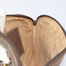 GUCCI GG Supreme Web Sherry Line Bag PVC Beige Gold 904 02 047 Auth bs37222-19