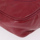 GUCCI Shoulder Bag Patent leather Pink Gold 308364 Auth bs37224-15