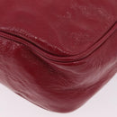 GUCCI Shoulder Bag Patent leather Pink Gold 308364 Auth bs37224-18