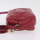 GUCCI Shoulder Bag Patent leather Pink Gold 308364 Auth bs37224-4
