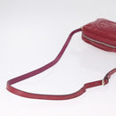 GUCCI Shoulder Bag Patent leather Pink Gold 308364 Auth bs37224-7
