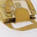 LOUIS VUITTON Cruise line Sac Bicolor Hand Bag Enamel Yellow M92547 Auth bs37225-15