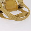 LOUIS VUITTON Cruise line Sac Bicolor Hand Bag Enamel Yellow M92547 Auth bs37225-9
