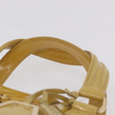 LOUIS VUITTON Cruise line Sac Bicolor Hand Bag Enamel Yellow M92547 Auth bs37225-16