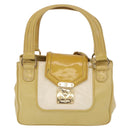 LOUIS VUITTON Cruise line Sac Bicolor Hand Bag Enamel Yellow M92547 Auth bs37225-13
