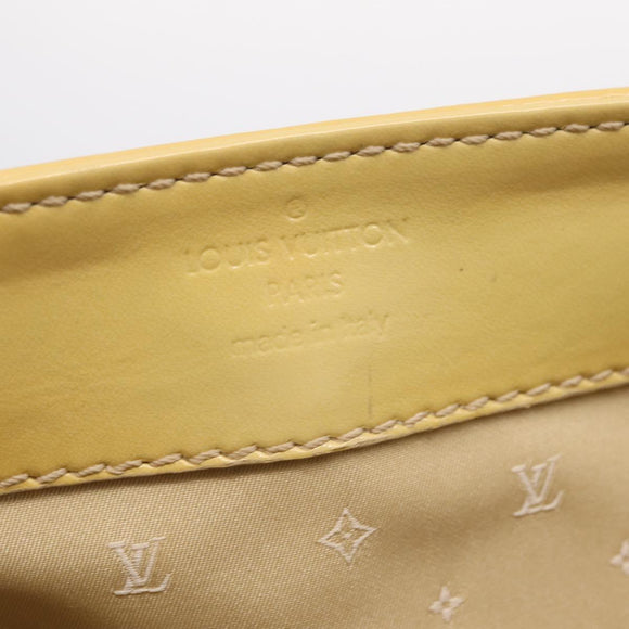 LOUIS VUITTON Cruise line Sac Bicolor Hand Bag Enamel Yellow M92547 Auth bs37225